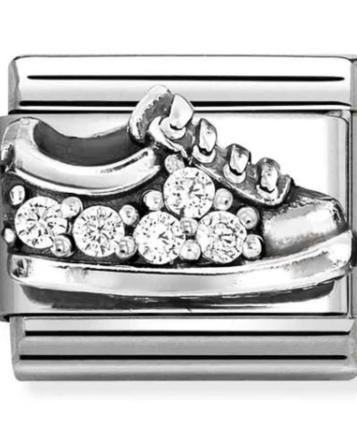 Charms NOMINATION But z białymi cyrkoniami Silver 925.jpg